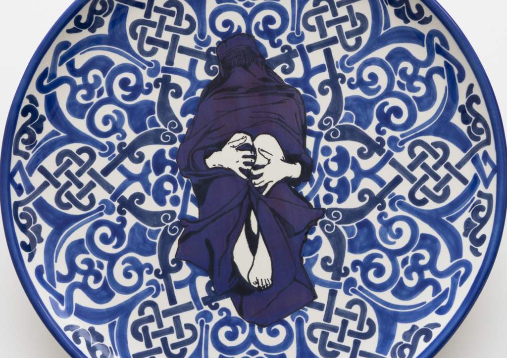 Detail &nbsp;·&nbsp; Wrapped Woman – Pizzateller IV, 5/5 &nbsp;·&nbsp; 2018