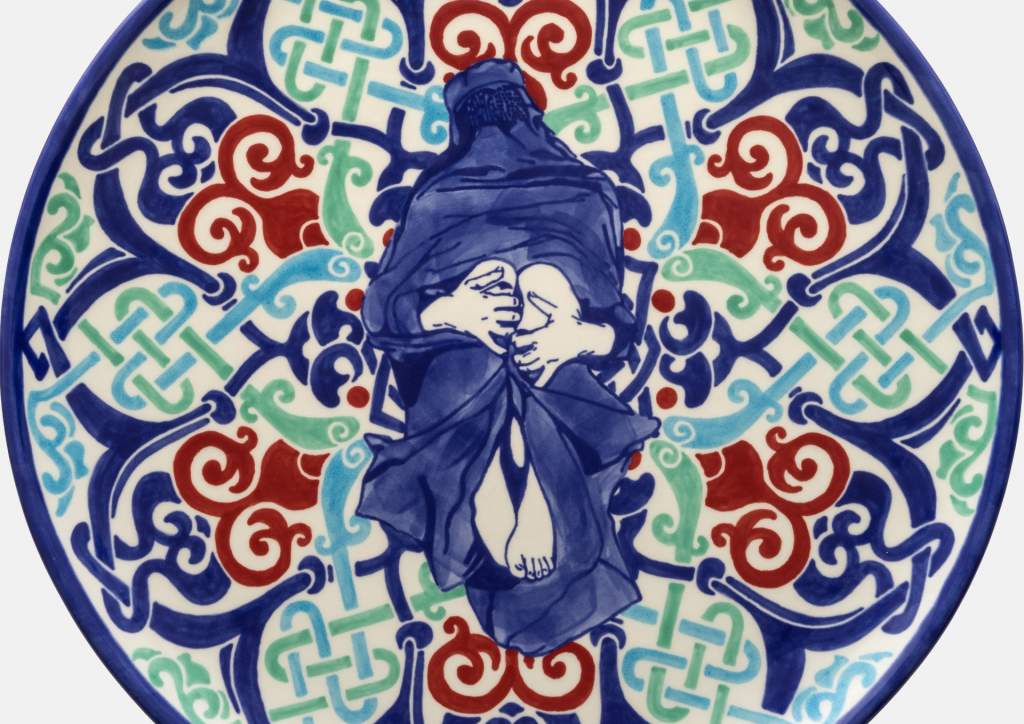 Detail &nbsp;·&nbsp; Wrapped Woman – Pizzateller IV, 1/5 &nbsp;·&nbsp; 2017