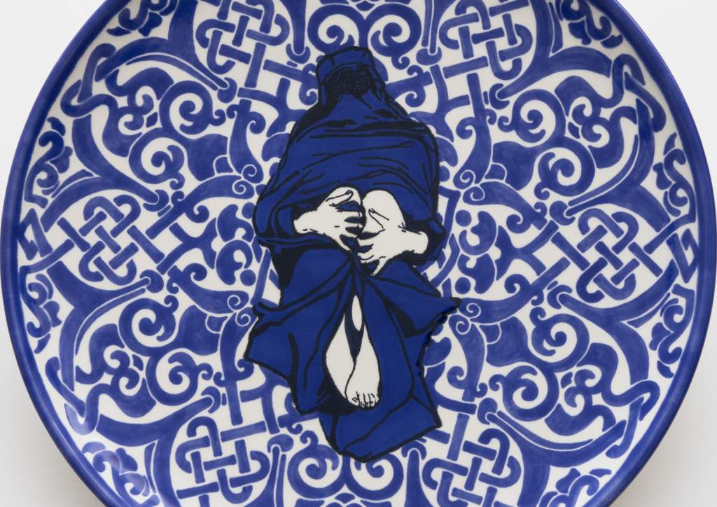 Detail &nbsp;·&nbsp; Wrapped Woman – Pizzateller IV, 2/5 &nbsp;·&nbsp; 2018