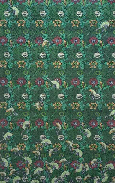 Dana Widawski · Dying Birds · 2015 · stencil painting · acrylic on paper · 70 x 110 cm