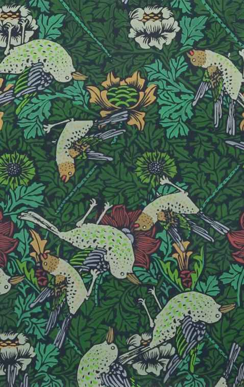 Dana Widawski · Dying Birds · 2015 · stencil painting · acrylic on paper · 70 x 110 cm · detail